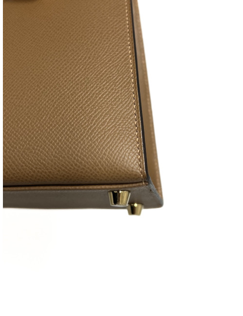 Sac Hermes Kelly 25 sellier biscuit  : occasion certifiée authentique