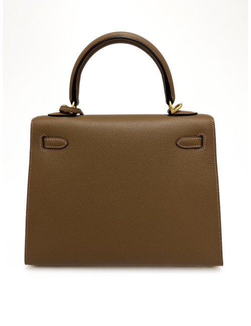 Sac Hermes Kelly 25 sellier biscuit  : occasion certifiée authentique