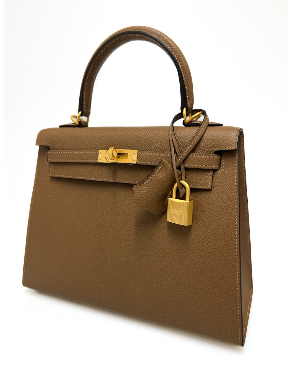 Sac Hermes Kelly 25 sellier biscuit  : occasion certifiée authentique