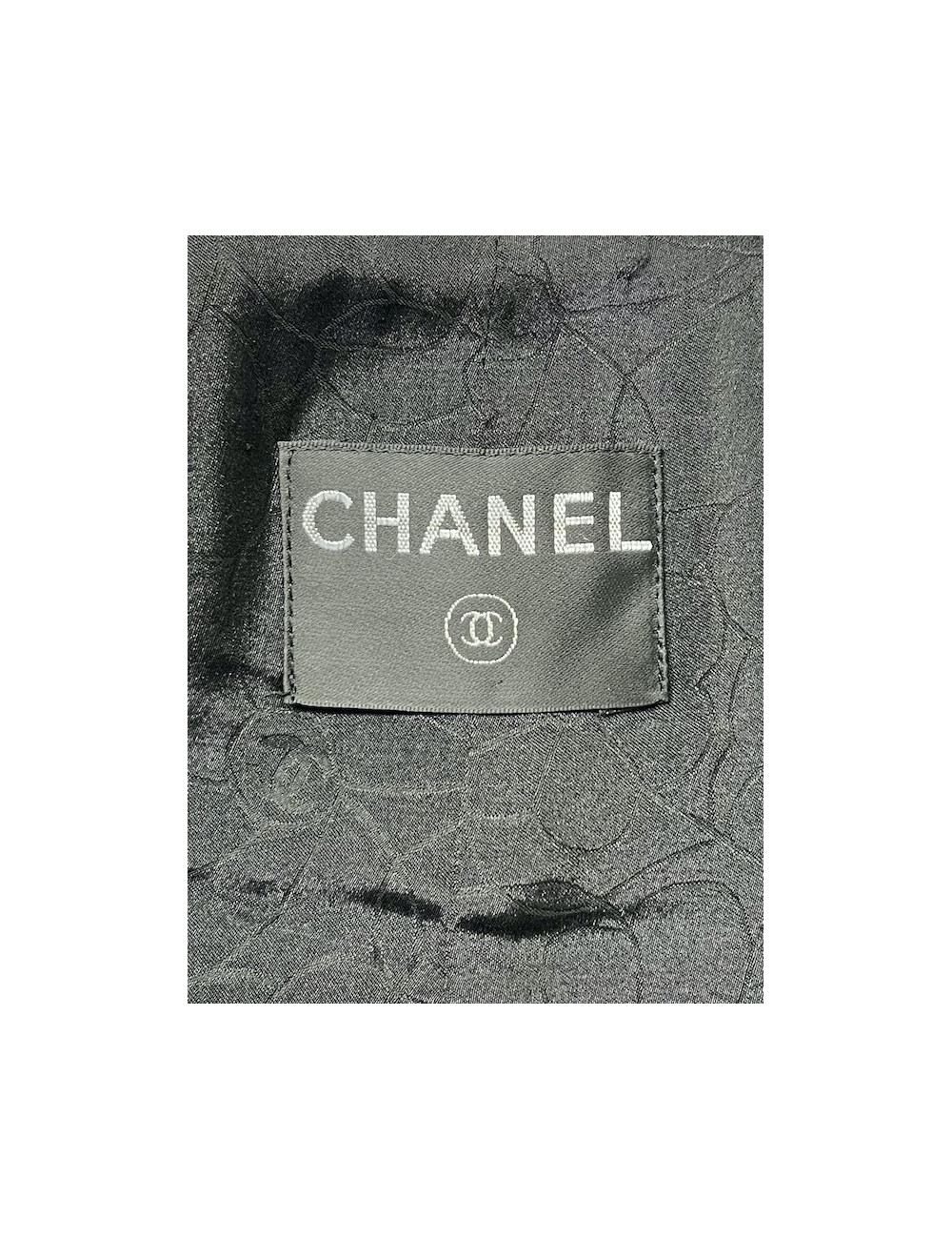 Veste Chanel croisée T36 croisée fils d'or : livraison gratuite