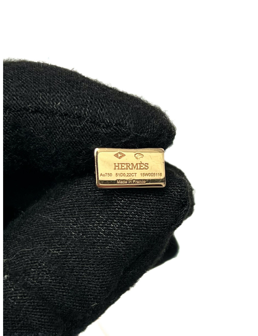 Pendentif Amulettes Birkin HERMES or rose et diamants