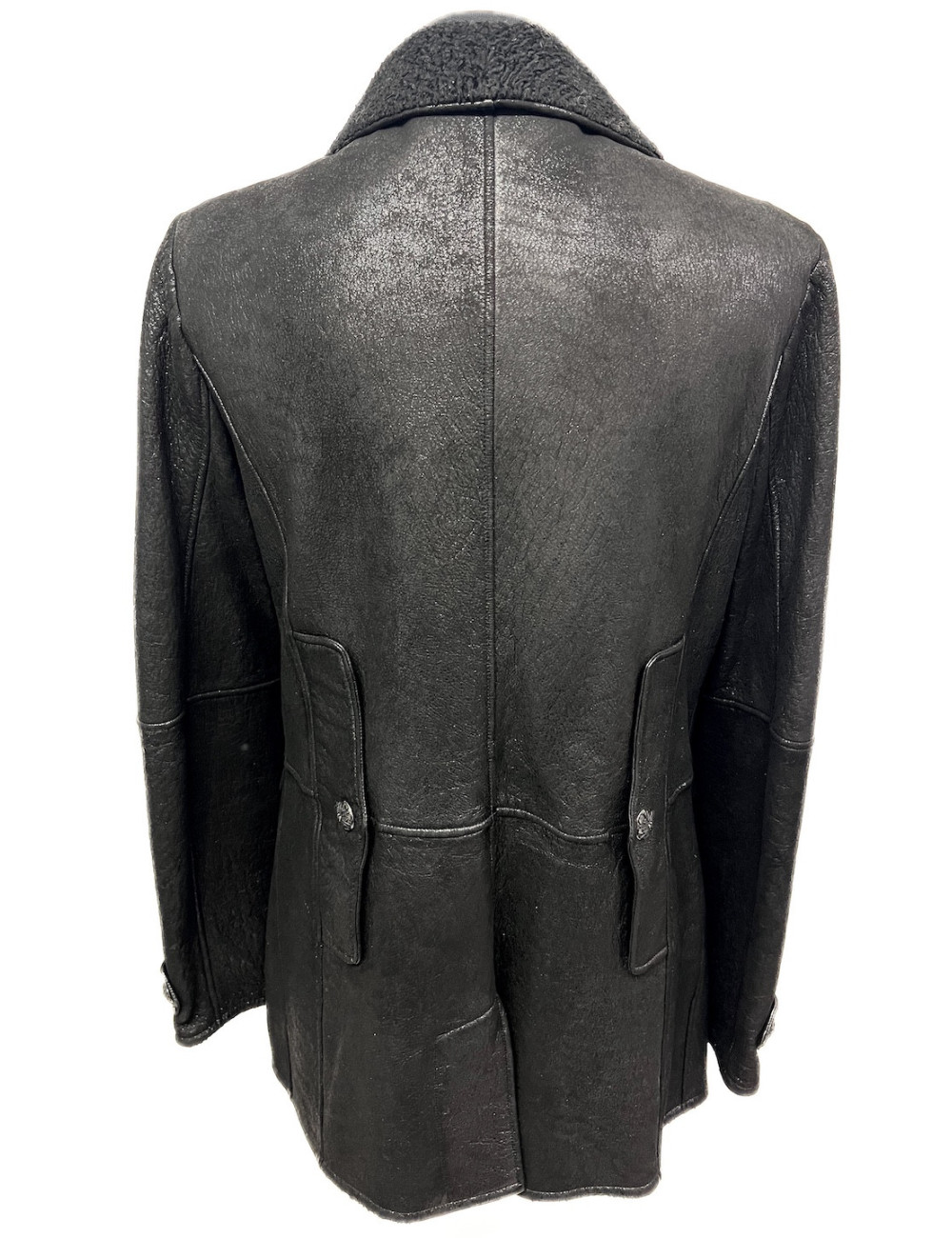 Caban T 42 CHANEL agneau noir