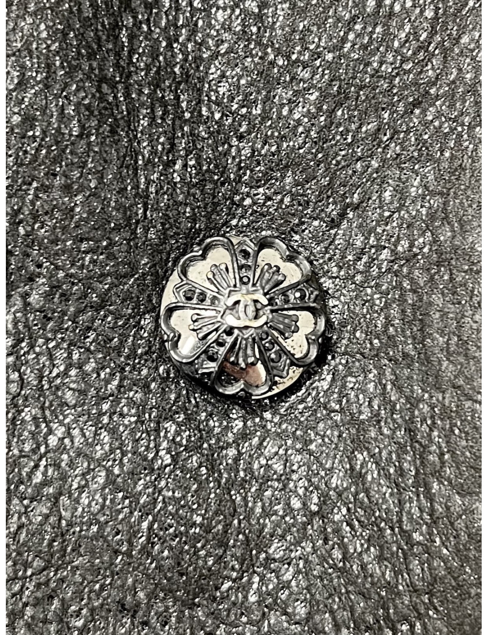 Caban T 42 CHANEL agneau noir