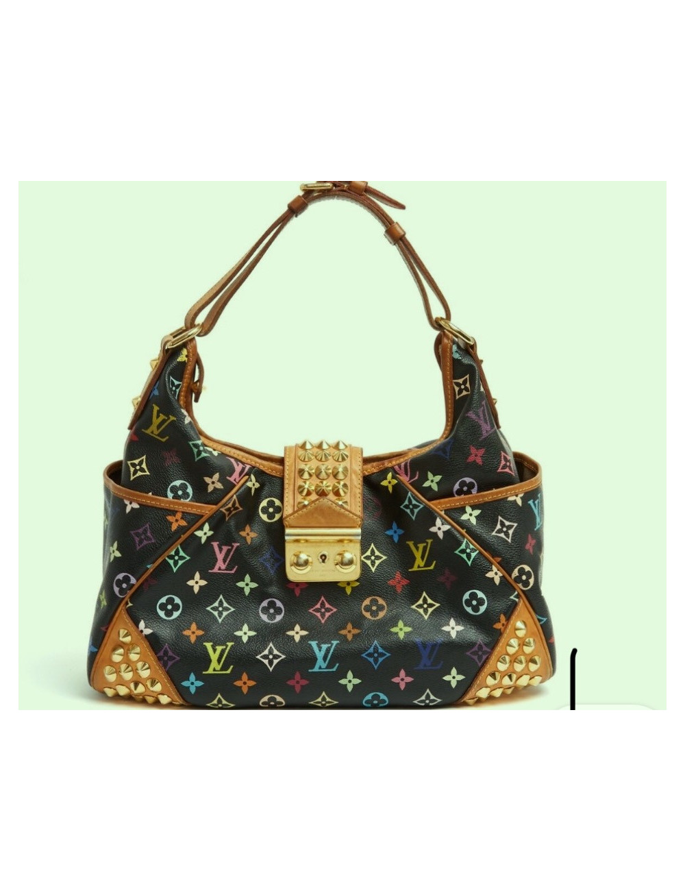 Sac Louis Vuitton Chrissie noir Murakami : certifiée authentique