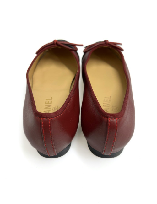Ballerines CHANEL bordeaux