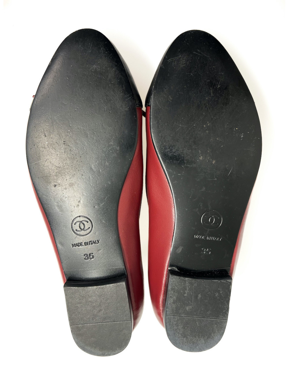 Ballerines CHANEL bordeaux