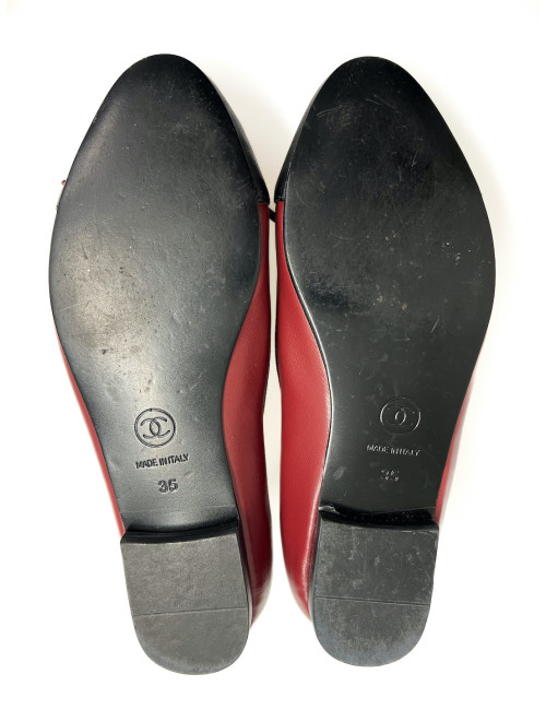 Ballerines CHANEL bordeaux