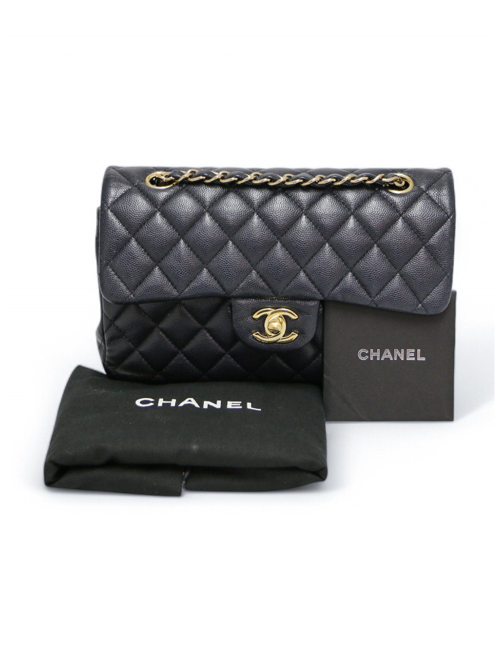 Sac CHANEL caviar bleu