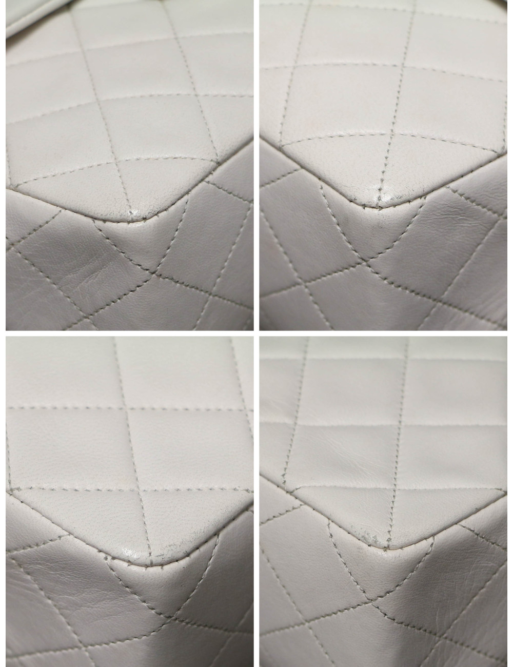 Sac blanc CHANEL classique