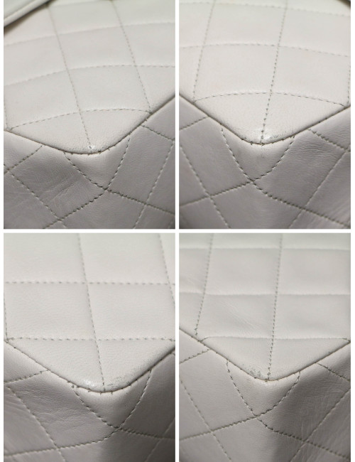 Sac blanc CHANEL classique