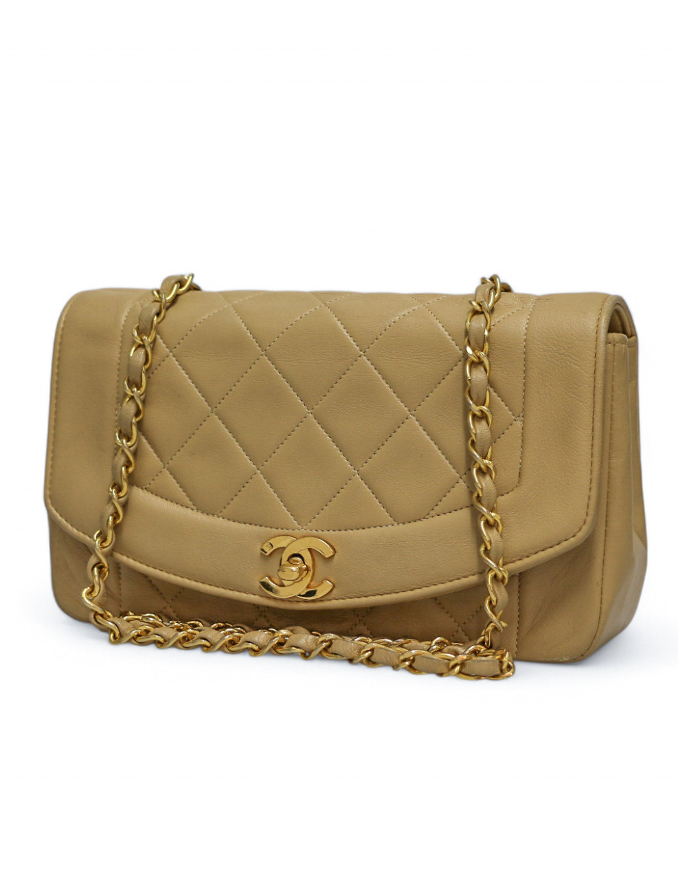 Sac Diana beige CHANEL