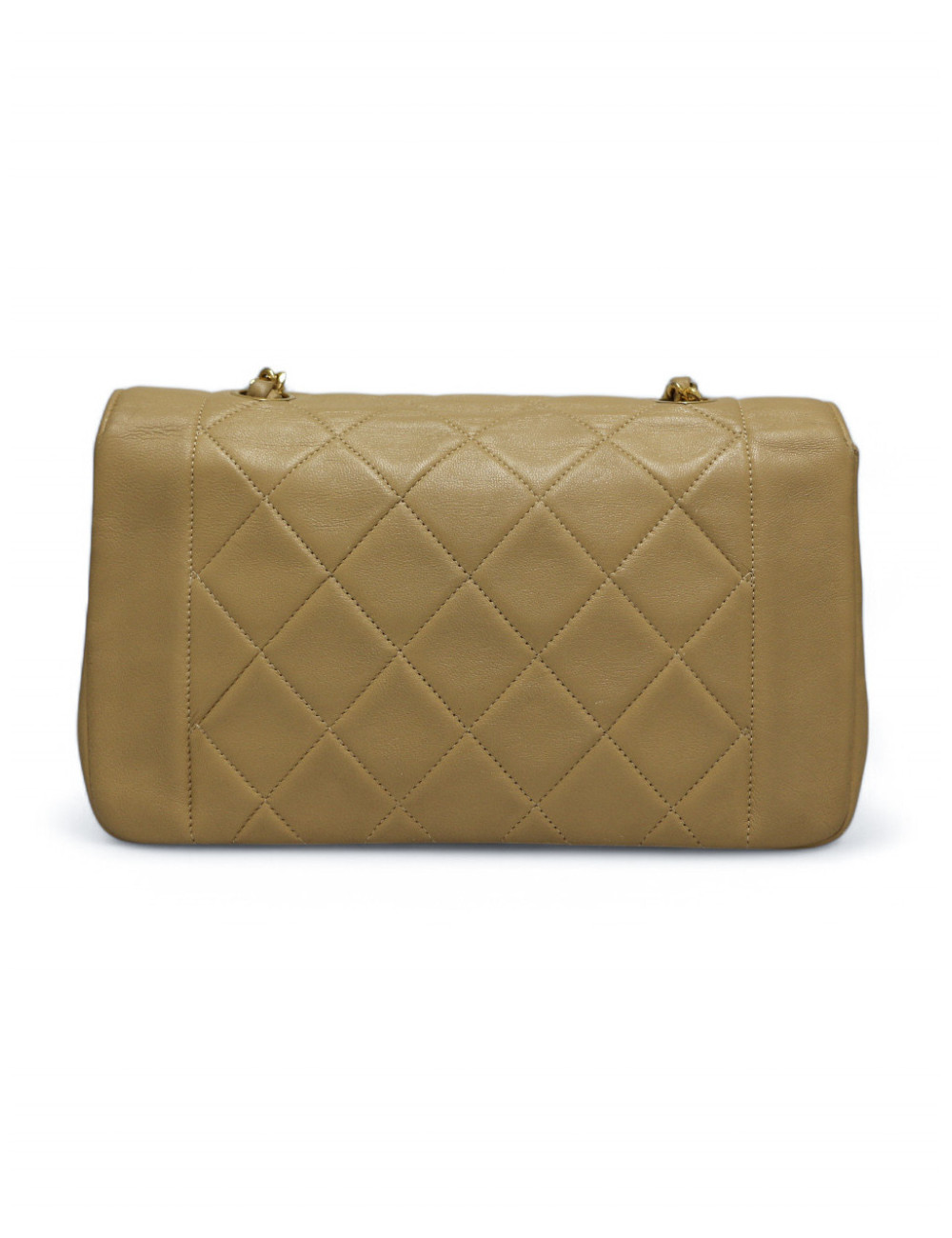 Diana Chanel beige en cuir : occasion certifiée authentique.