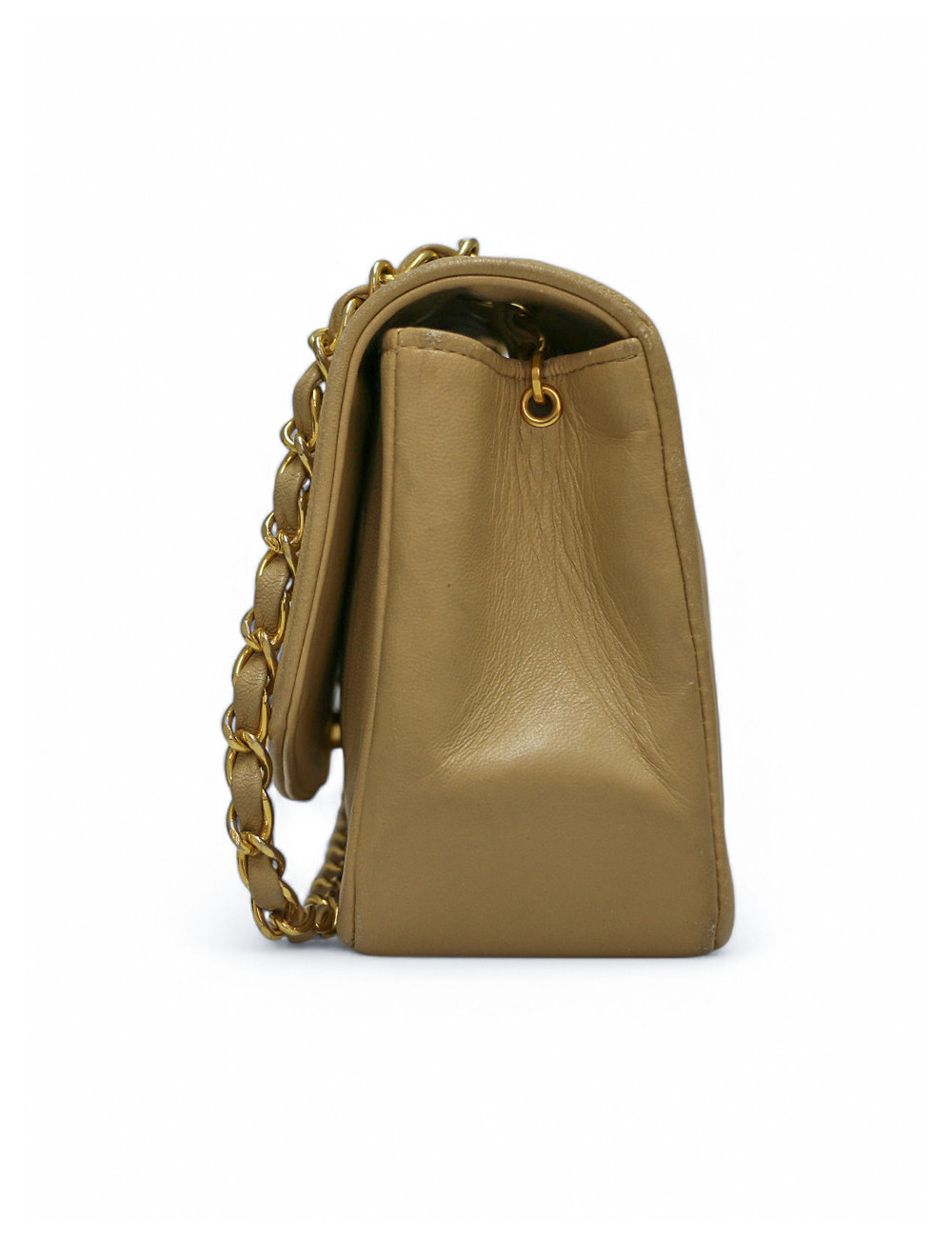 Diana Chanel beige en cuir : occasion certifiée authentique.