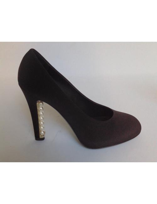 Escarpins CHANEL  perles nacrées