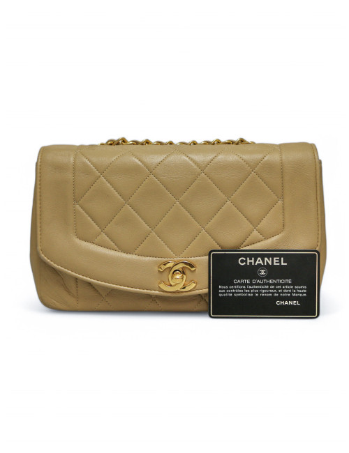 Sac Diana beige CHANEL