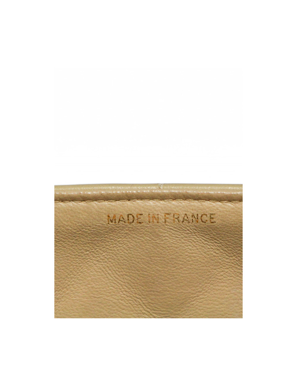 Diana Chanel beige en cuir : occasion certifiée authentique.