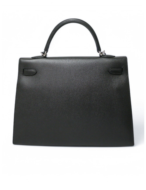 Sac Kelly 35 sellier HERMES epsom noir