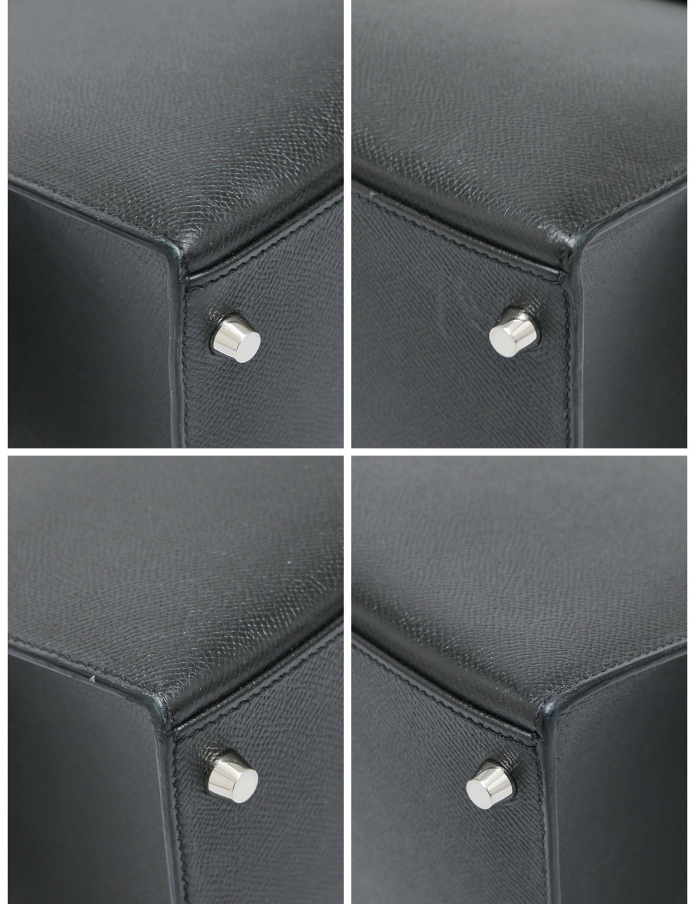 Sac Kelly 35 sellier HERMES epsom noir