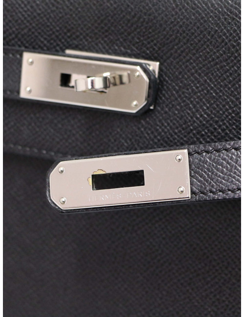 Sac Kelly 35 sellier HERMES epsom noir