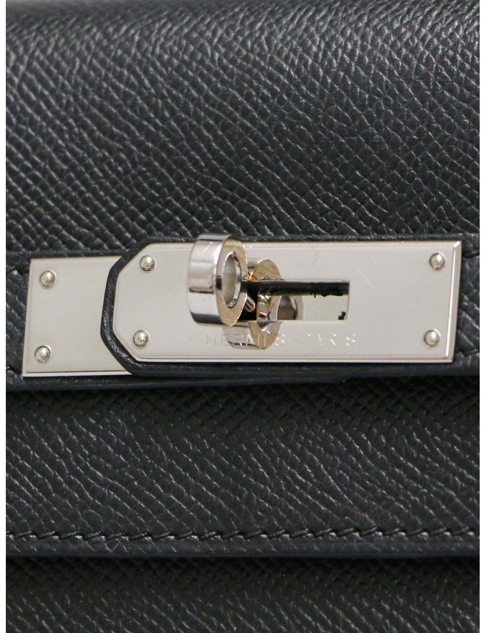 Sac Kelly 35 sellier HERMES epsom noir