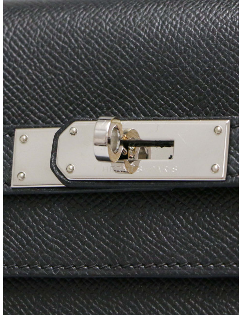 Sac Kelly 35 sellier HERMES epsom noir