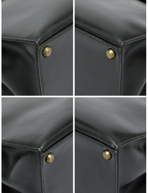 Sac sellier Kelly box 35 Hermès vintage disponible en seconde main de luxe