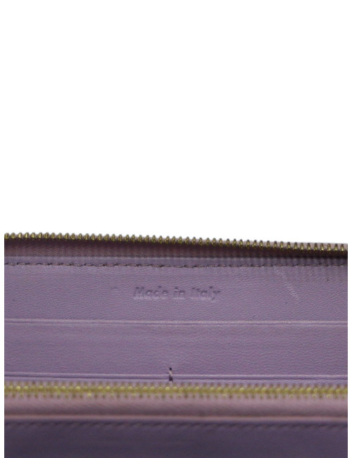 Portefeuille CELINE cuir violet et bleu royal