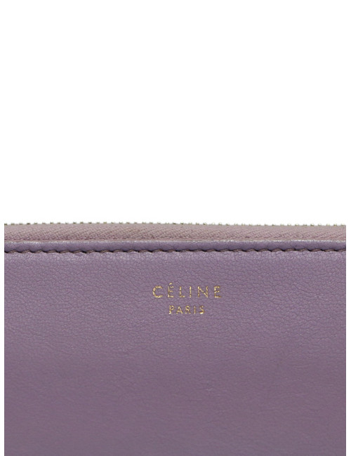Portefeuille Céline cuir violet et bleu royal : livraison gratuite