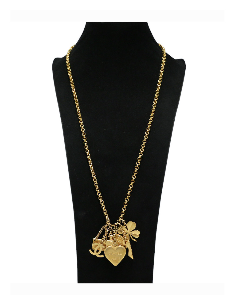 Collier CHANEL charms vintage