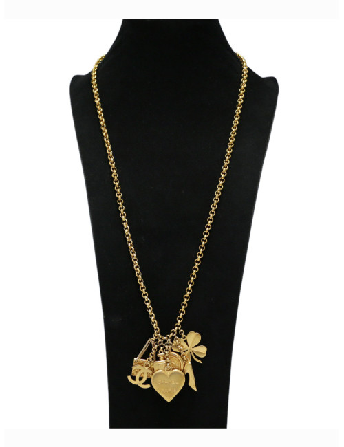 Collier CHANEL charms vintage