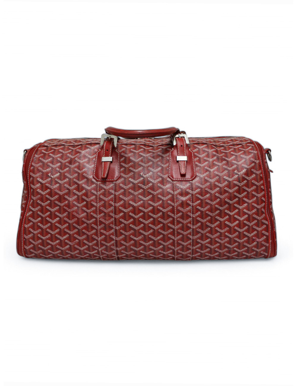 Sac GOYARD Croix Jules Boston toile rouge