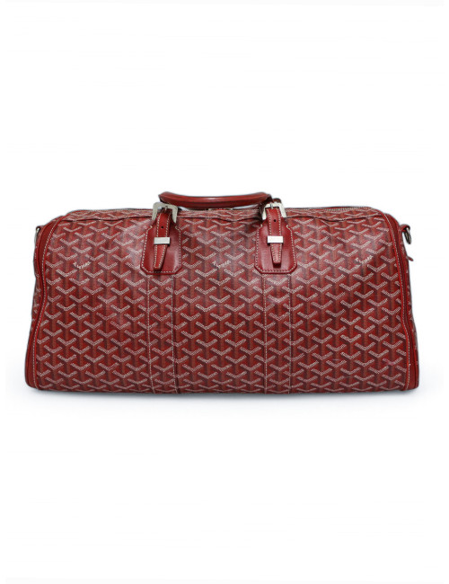 Sac GOYARD Croix Jules Boston toile rouge