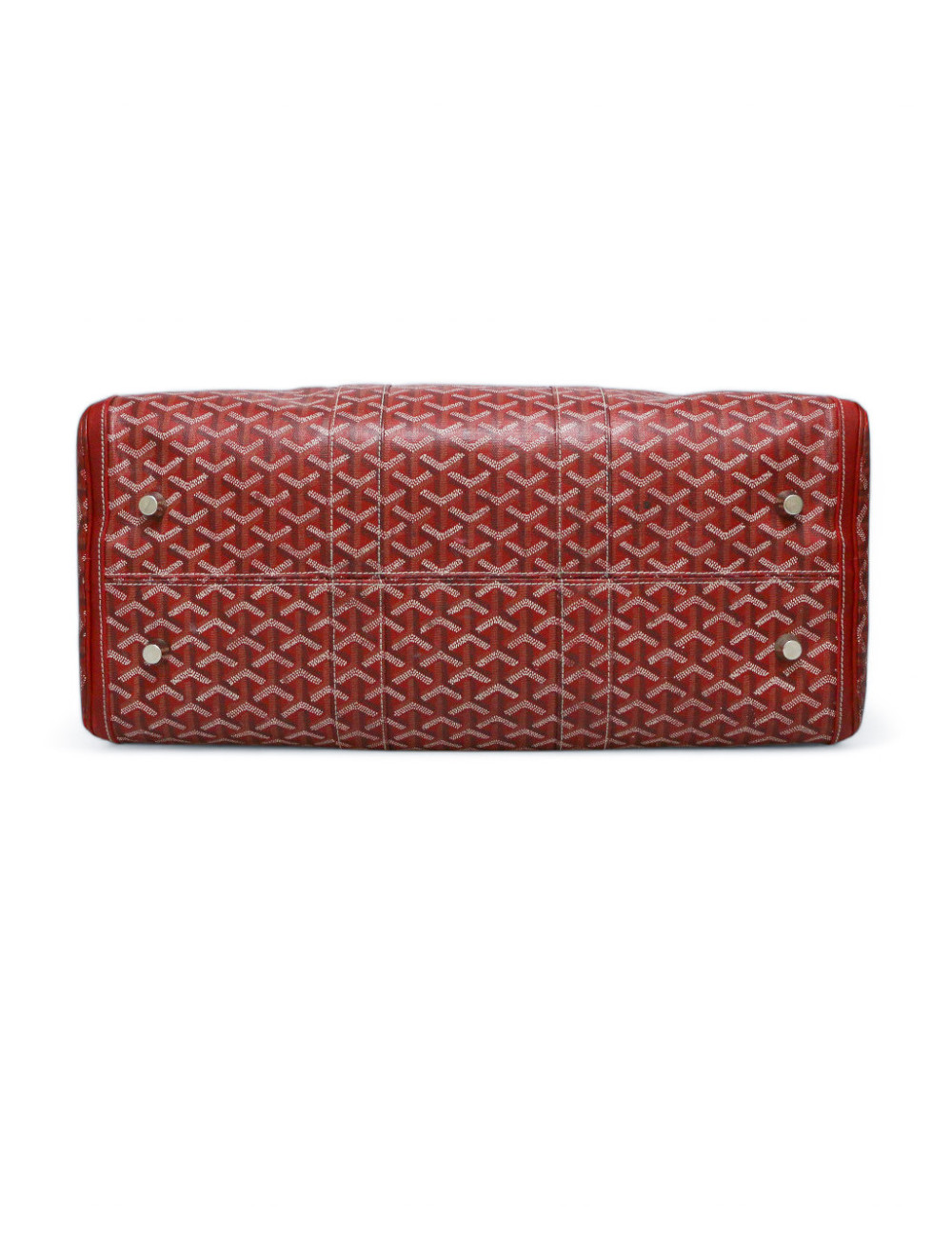 Sac GOYARD Croix Jules Boston toile rouge