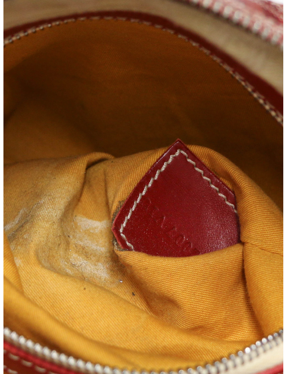 Sac GOYARD Croix Jules Boston toile rouge