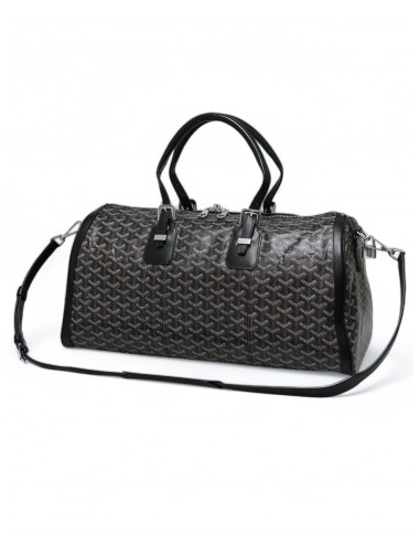 Sac GOYARD 50 Croix Jules Boston toile noire