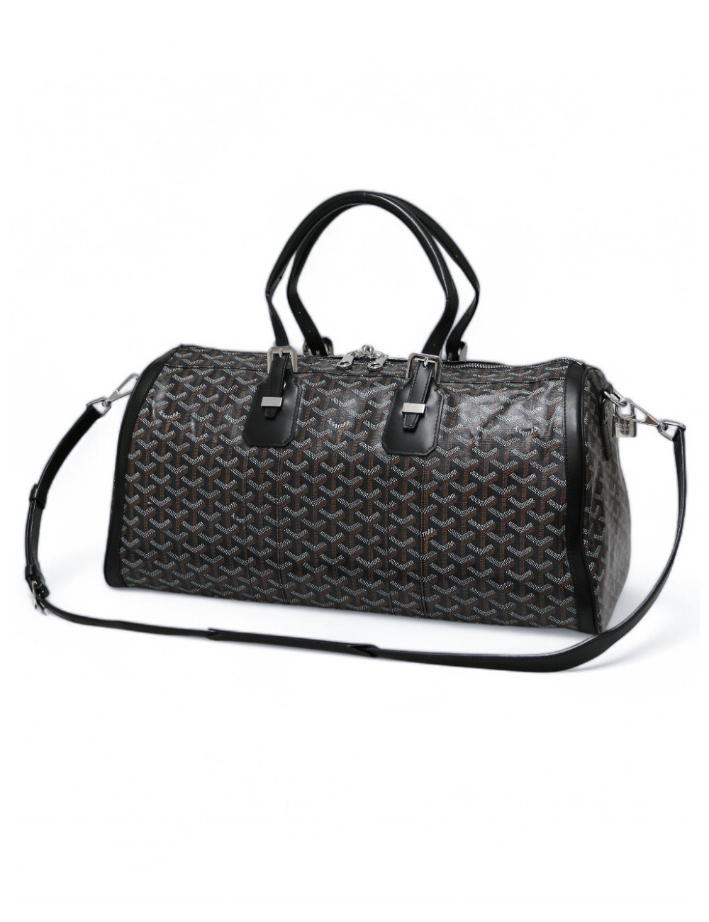 Sac GOYARD 50 Croix Jules Boston toile noire