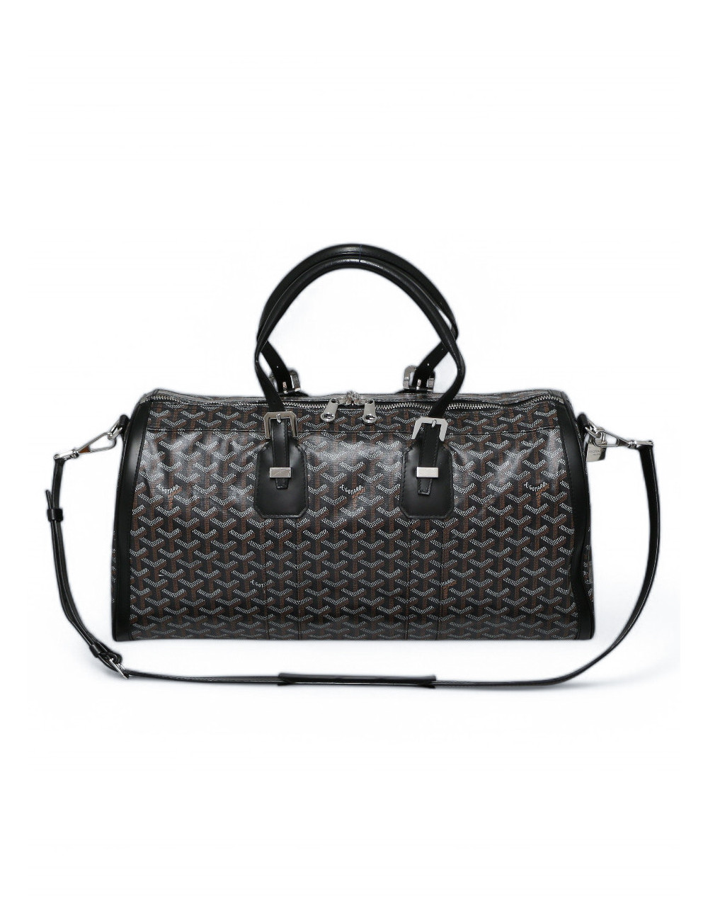 Sac GOYARD 50 Croix Jules Boston toile noire