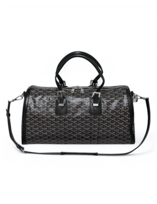 Sac GOYARD Croix Jules 50 Boston toile noire