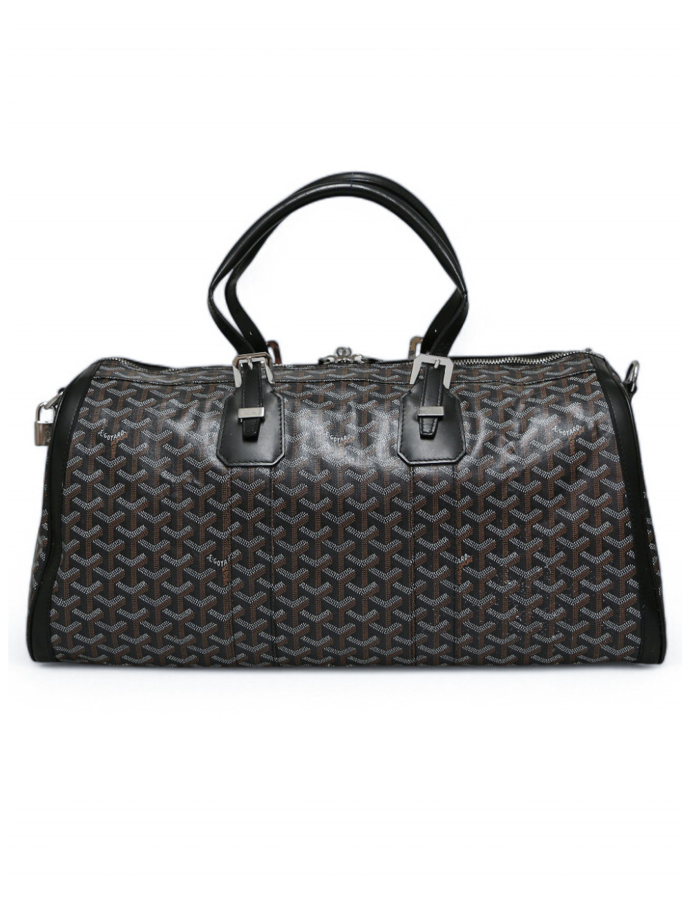 Sac GOYARD 50 Croix Jules Boston toile noire