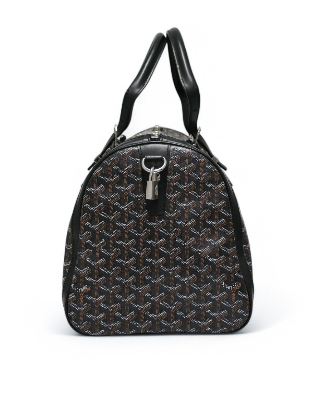 Sac GOYARD 50 Croix Jules Boston toile noire