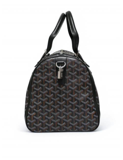 Sac GOYARD 50 Croix Jules Boston toile noire