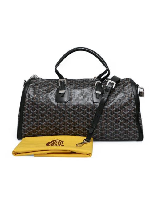 Sac GOYARD 50 Croix Jules Boston toile noire