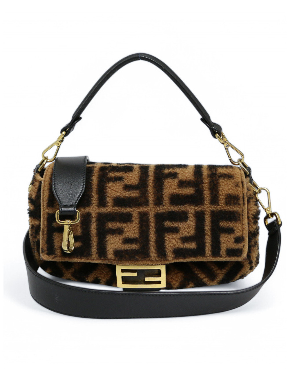 Sac Fendi Baguette zucca monton d'occasion disponible en seconde main