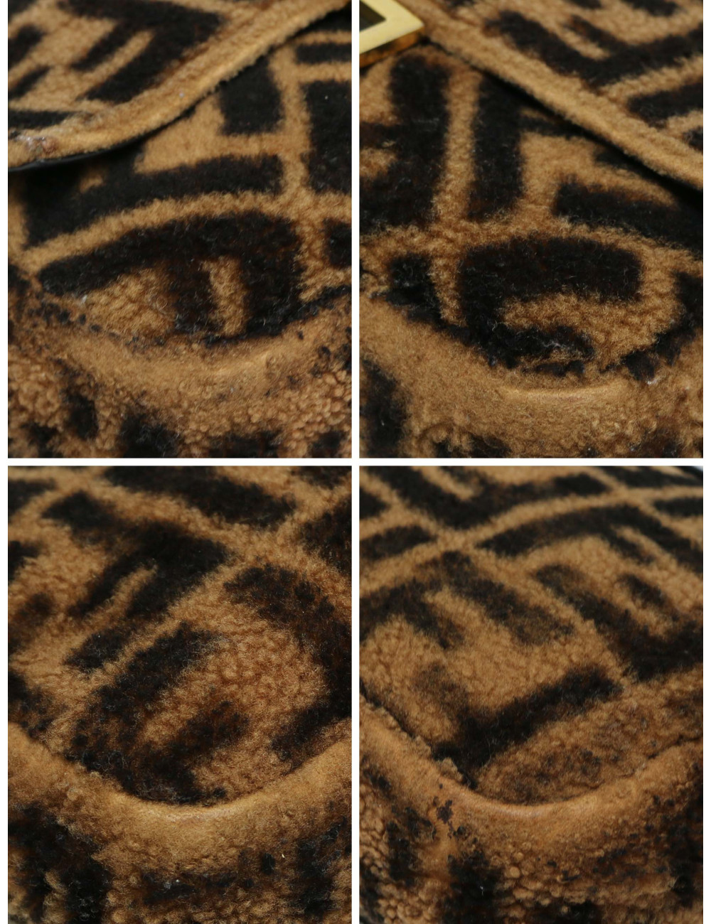 Sac Fendi Baguette zucca monton d'occasion disponible en seconde main