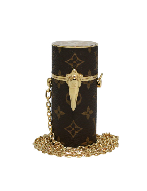 Etui à rouge à lèvres LOUIS VUITTON  toile Monogram