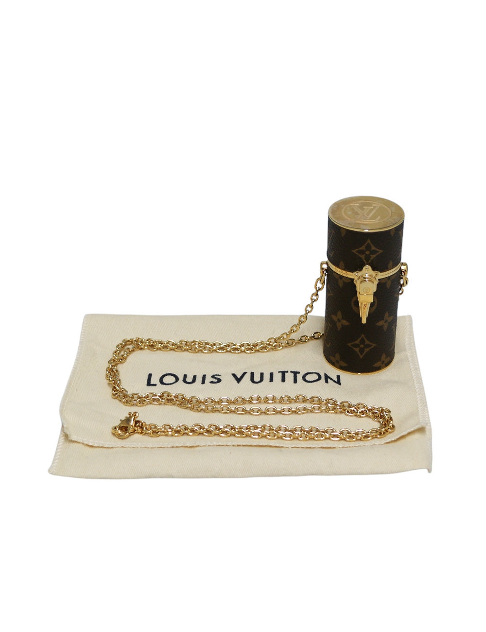 Etui à rouge à lèvres LOUIS VUITTON  toile Monogram