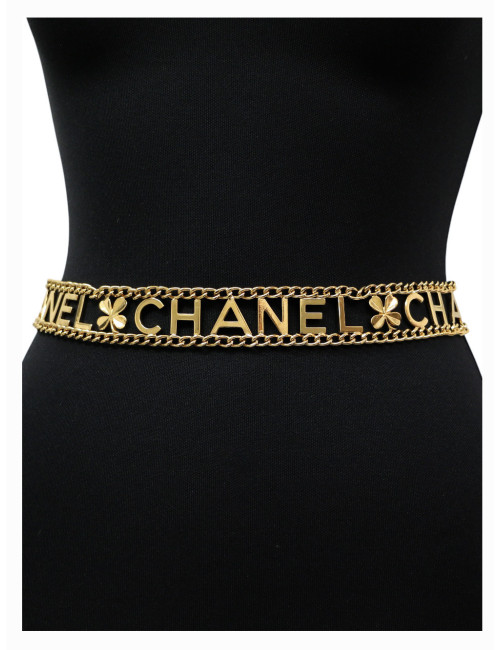 Ceinture CHANEL  C H A N E L chaines dorées