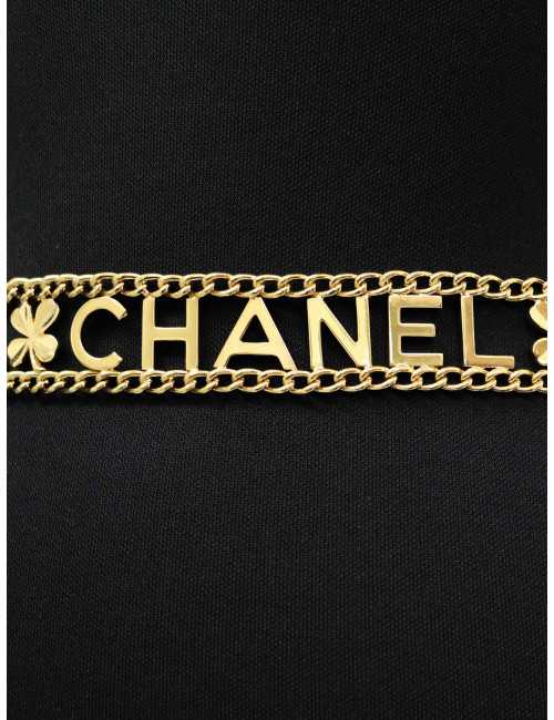 Ceinture CHANEL  C H A N E L chaines dorées