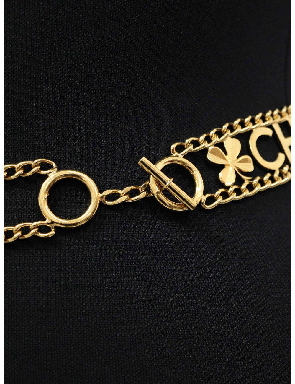 Ceinture CHANEL  C H A N E L chaines dorées