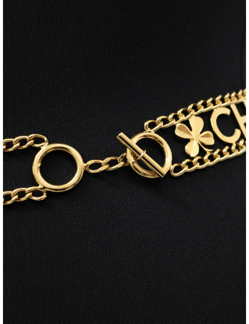 Ceinture CHANEL  C H A N E L chaines dorées